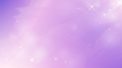 Ethereal Purple Glitter Cloud Smoke Background with Bokeh Lights