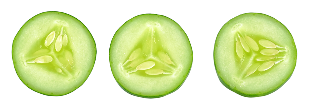 cucumber isolated on white background