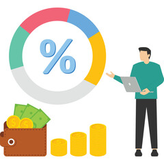 Financial statements. Adjusting the portfolio from raising interest rates from the federal government or FED. Review investment portfolios. Inflation, stock market, funds, cryptocurrencies.