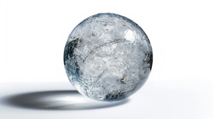 crystal ball on a white background