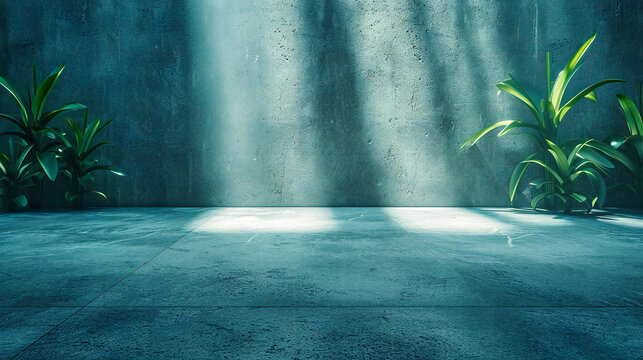 Underwater scene with bright blue light and bubble textures, creating an abstract and mystical ambiance in a dark, watery environment