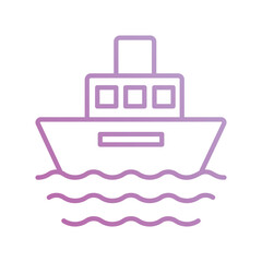 shipping station icon with white background vector stock illustration