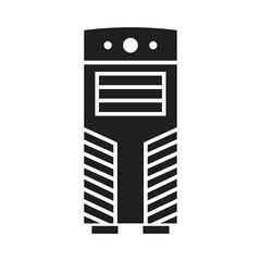 pc case icon vector