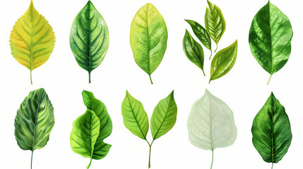 Naklejka premium Set of Leaf