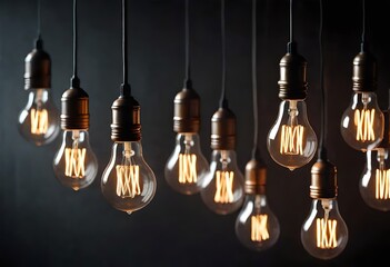 Obraz premium light bulb on wall