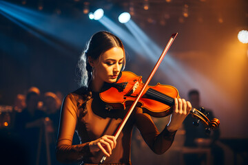 Fototapeta premium Harmonic Ensemble: Musical Harmony | Generative AI 