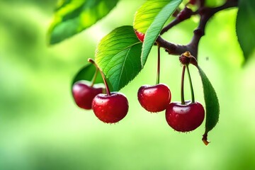 cherry on branch