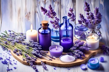 lavender spa still life