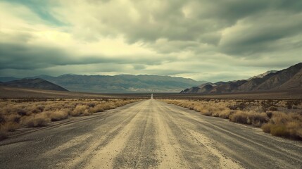 Road in the desert. Conceptual for freedom, enjoying the journey. Empty road. Freeway,