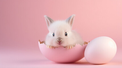 Fototapeta na wymiar Cute Easter Bunny