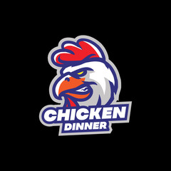 Chicken Dinner E-Sport Logo