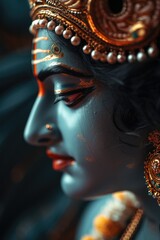 divine celebration: honoring Ram Navami, a sacred Hindu festival commemorating the birth of Lord Rama, with devout worship, spiritual rituals, and vibrant cultural festivities steeped in tradition