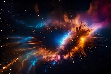 explosion of the star