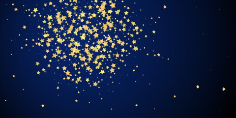 Magic stars vector overlay.  Gold stars scattered