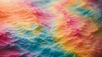 Abwaschbare Fototapete Gemixte farben Colored powder wallpaper