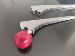 Surgical instruments for total hip replacement