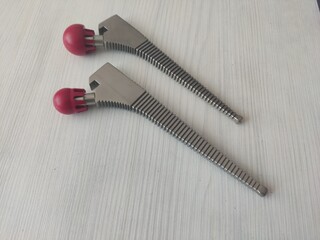 Surgical instruments for total hip replacement