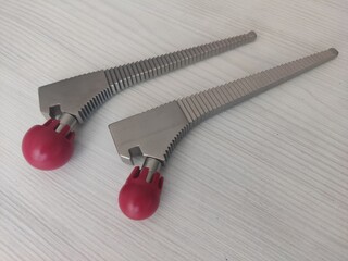 Surgical instruments for total hip replacement