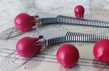 Surgical instruments for total hip replacement