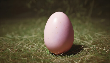 easter eggs in the grass