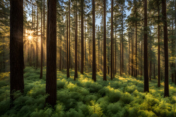 The air is scented with the rich aroma of earth and pine, creating an intoxicating perfume that fills the senses and evokes a deep connection to the natural world. Babbling brooks and hidden streams 
