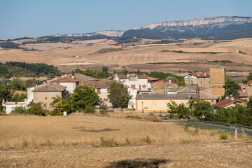 Fototapeta na wymiar Lerate, municipio de Guesálaz, Navarra, Spain, Europe
