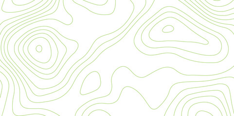Fototapeta na wymiar Abstract background with topographic contours map .white wave paper and geographic green line abstract background .vector illustration of topographic line contour map design .