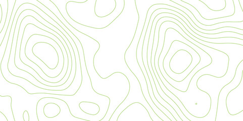Abstract background with topographic contours map .white wave paper and geographic green line abstract background .vector illustration of topographic line contour map design .