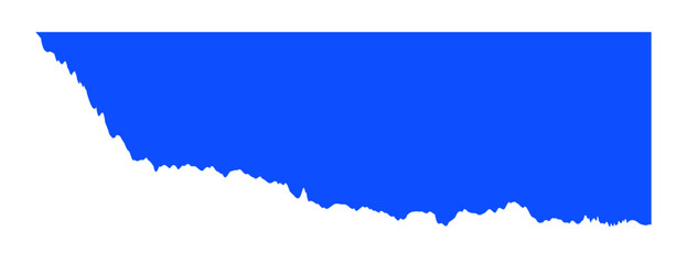 Ripped paper shape silhouette vector illustration