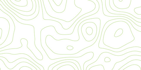 Abstract background with topographic contours map .white wave paper and geographic green line abstract background .vector illustration of topographic line contour map design .