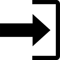Sign in line icon. Replaceable vector design.