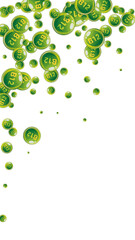 Vitamin B12 messy round pills.