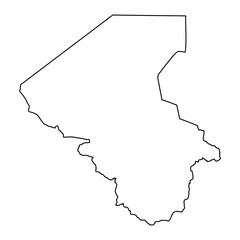 Mwanza Region map, administrative division of Tanzania. Vector illustration.