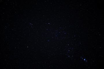 travel and people activity concept with star in the night with tree on mountain