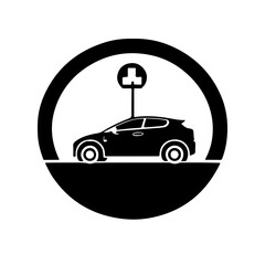 car icon vector illustration