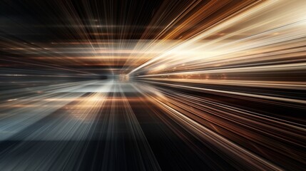 Dynamic light stripes in motion, abstract speed and technology background - high resolution image
