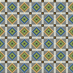 Vintage seamless damask pattern. Tile. Hand drawn background.