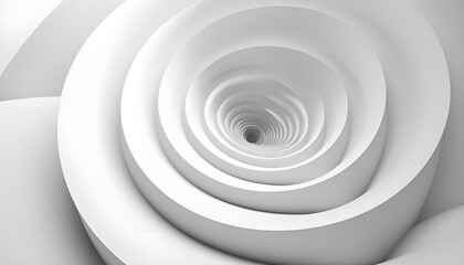 Obraz premium Blank background. paper spiral without line