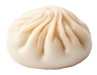 chinese steam bun isolated on white background
