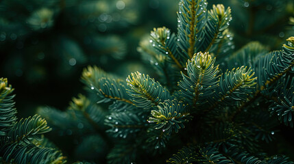 Naklejka na ściany i meble close-up of pine