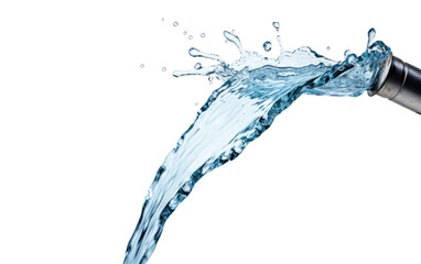 Watering Spout on a White or Clear Surface PNG Transparent Background