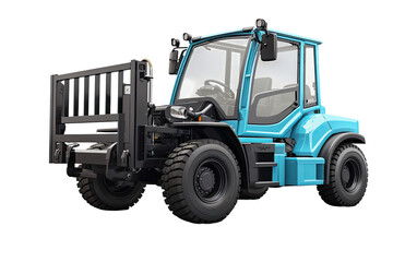 Naklejka premium Heavy loader machinery on a White or Clear Surface PNG Transparent Background