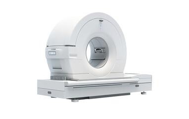 Fototapeta premium CT Scanner on a White or Clear Surface PNG Transparent Background