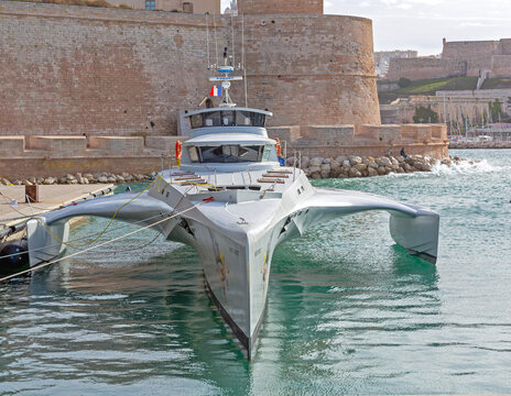 Brigitte Bardot Trimaran Boat in Marseille France