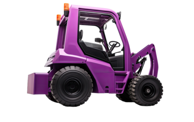 Heavy loader machinery on a White or Clear Surface PNG Transparent Background