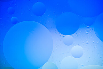 Light Blue Oil Drop Background