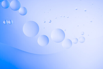 Light Blue Oil Drop Background