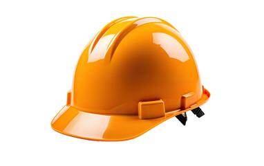 yellow Safety helmet on a White or Clear Surface PNG Transparent Background