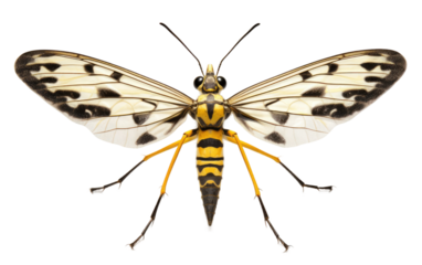 scorpion fly on a White or Clear Surface PNG Transparent Background