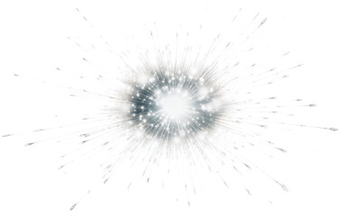 silver light flashes on a White or Clear Surface PNG Transparent Background
